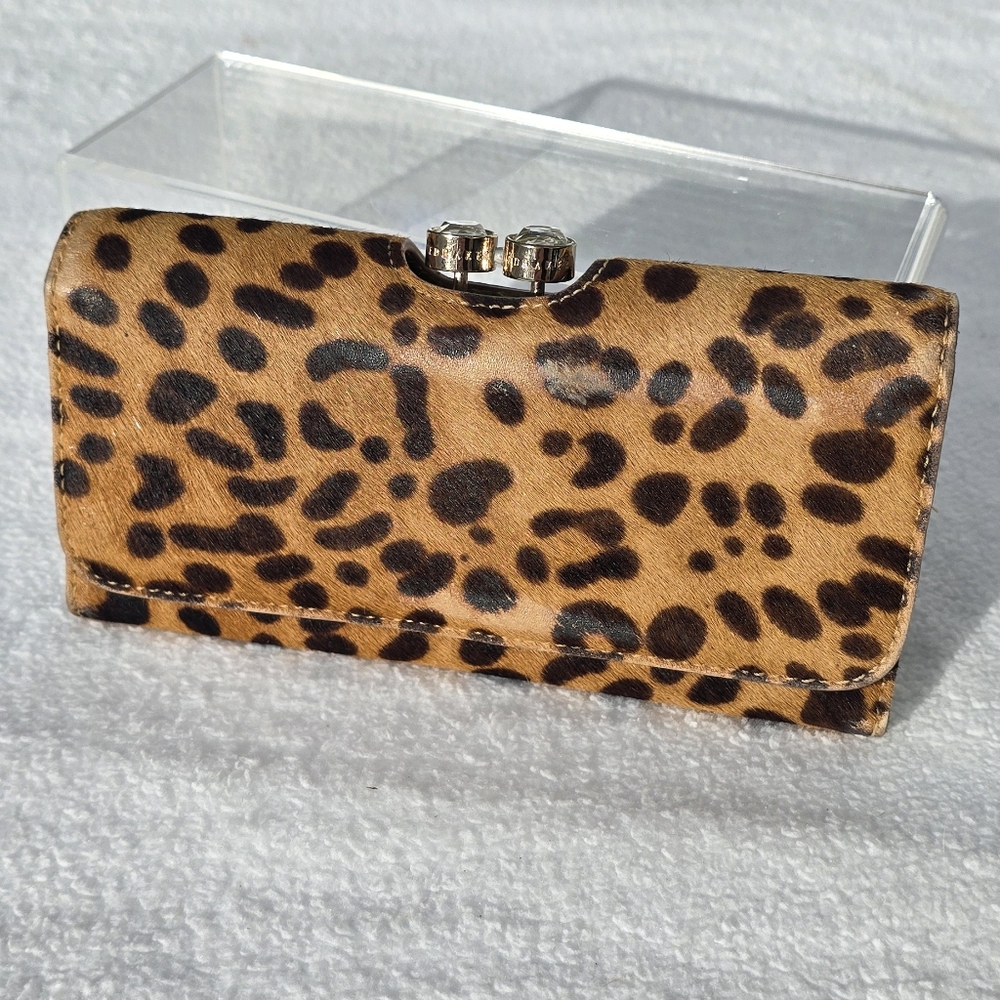 Ted Baker real Hide on Hair Wallet Clutch